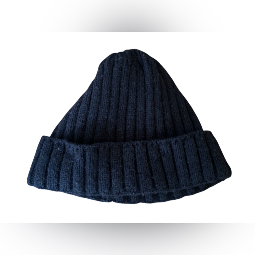 Urban Outfitters unisex cotton beanie navy